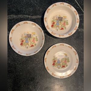Royal Doulton Bunnykins School Classroom Design 3 Piece Set